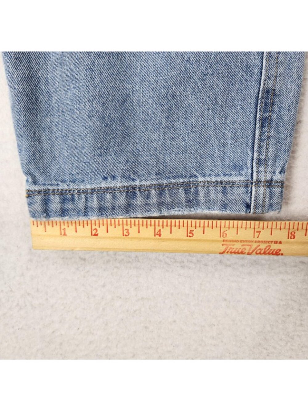 VERVET Jeans Womens 26 Blue High Rise Relaxed Wide Leg Crop Cotton Casual Denim - Picture 7 of 15